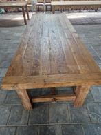 260 cm lange boerentafel- abdijtafel mooi geleefd blad, Antiek en Kunst, Ophalen of Verzenden