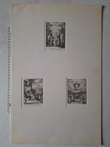 Drie 17de eeuwse etsen van Jacques Callot  beschikbaar voor biedingen