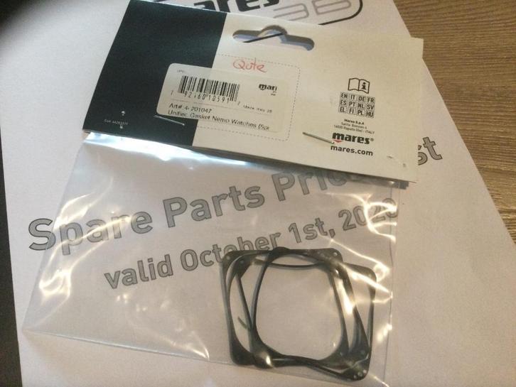 Mares Nemo divecomputer gasket (afdichtingsring), Watersport en Boten, Duiken, Nieuw, Duikcomputer, Ophalen of Verzenden