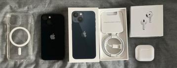 Iphone 13 mini + airpods 4 + coque, Télécoms, 128 GB, Comme neuf, Enlèvement, Sans abonnement