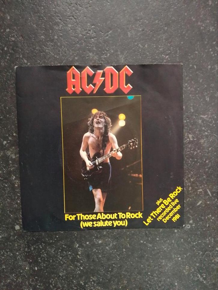 AC/DC - For those about to Rock ( Live december 1981) UK, Cd's en Dvd's, Vinyl Singles, Zo goed als nieuw, Ophalen of Verzenden