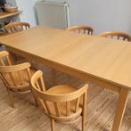 Table à manger + 6 chaises, Huis en Inrichting, Complete eetkamers, Gebruikt, Ophalen