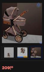 Buggy pliable à grandes roues, Enlèvement, Comme neuf, Poussette, Tige de poussée réglable