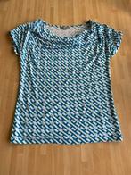 Tshirt brede kraag M, Ophalen, Blauw
