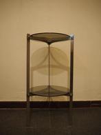 Mid-century design bijzettafeltje, Space Age, 1970s, 50 tot 100 cm, Rond, 25 tot 50 cm, Ophalen