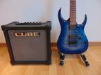 Gitaar Ibanez RGA42FM Blue Lagoon + AMP Roland cube 20GX, Muziek en Instrumenten, Ophalen, Ibanez, Nieuw, Met versterker
