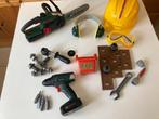 Outils de bricolage "Bosch" pour enfant + casques + lunettes, Ophalen, Gebruikt, Jongen of Meisje