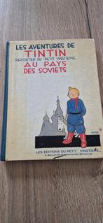 Tintin au pays des sovietes édition 1982, Ophalen of Verzenden, Gelezen