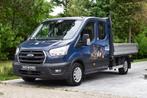 Ford Transit 2.0 TDCi 7 SEATS ** DOUBLE CABINE PLATEAU **, Blauw, Bedrijf, Diesel, Overige carrosserie