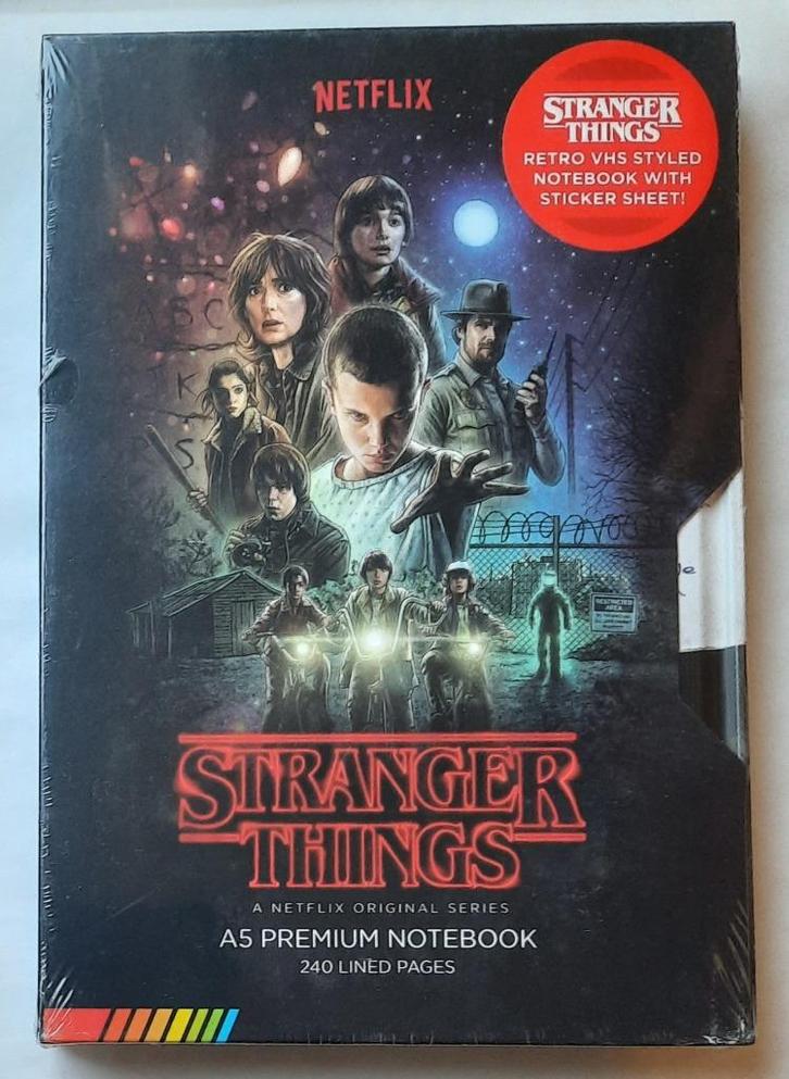 Cahier de notes A5 Premium Stranger Things neuf sous blister, Diversen, Notitieboeken, Nieuw, A5, Ophalen of Verzenden