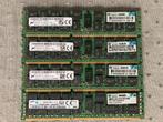 4x HP 712383-081 - 16G DDR3 ECC Servergeheugen, Computers en Software, Gebruikt, Server, DDR3, Ophalen of Verzenden