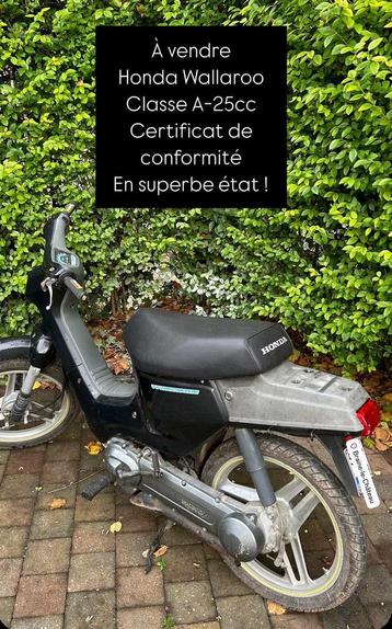 Honda Walaroo, Enlèvement, Utilisé, Classe A (25 km/h)