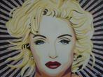popart Madonna olieschilderij, Verzamelen, Muziek, Artiesten en Beroemdheden, Nieuw, Gesigneerd, Ophalen of Verzenden, Poster, Artwork of Schilderij