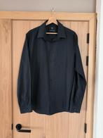 Zwart heren hemd mt 42 merk C&A slim fit, Zwart, Zo goed als nieuw, Halswijdte 41/42 (L), C&A