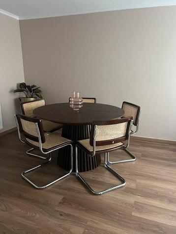 Eettafel rond uittrekbaar - NIEUW beschikbaar voor biedingen