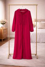 Felroze maxi kaftan met borduursel – maat L, Enlèvement, Comme neuf, Taille 42/44 (L)