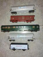 Lot 5 wagons SNCB/NMBS Lima Jouef Liliput, Hobby en Vrije tijd, Gebruikt, Gelijkstroom, Wagon, Ophalen of Verzenden