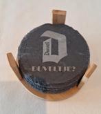 Onderzetters Duvel leisteen, 4 stuks. nieuwstaat, Verzamelen, Ophalen of Verzenden, Nieuw, Viltje(s), Duvel