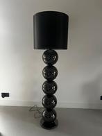 Antracieten staande/vloer bollenlamp XL, 170cm hoog, Huis en Inrichting, Lampen | Vloerlampen, Ophalen, Zo goed als nieuw, Glas