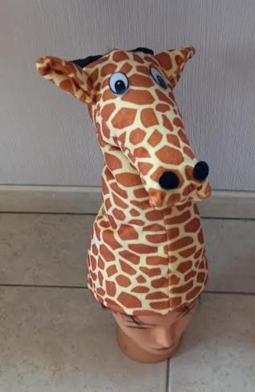 verkleed Muts Giraf, Kinderen en Baby's, Carnavalskleding en Verkleedspullen, Zo goed als nieuw, Ophalen of Verzenden