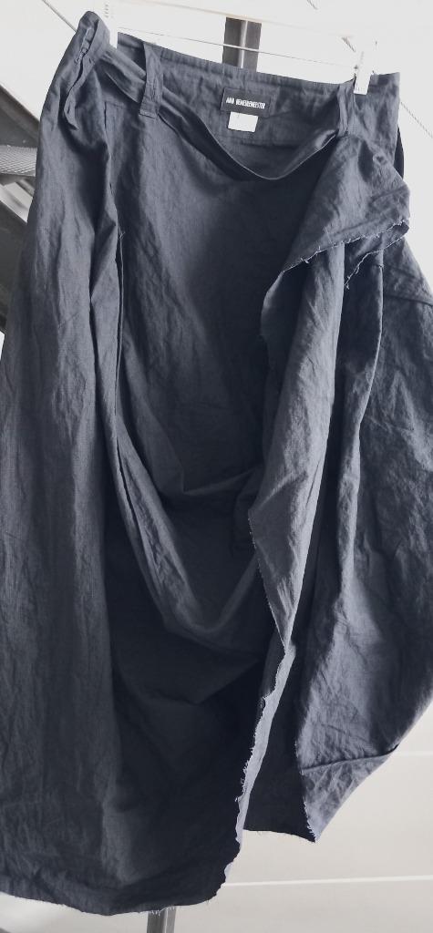 Rok zwart Ann Demeulemeester, Kleding | Dames, Rokken, Zo goed als nieuw, Maat 38/40 (M), Zwart, Onder de knie, Ophalen of Verzenden