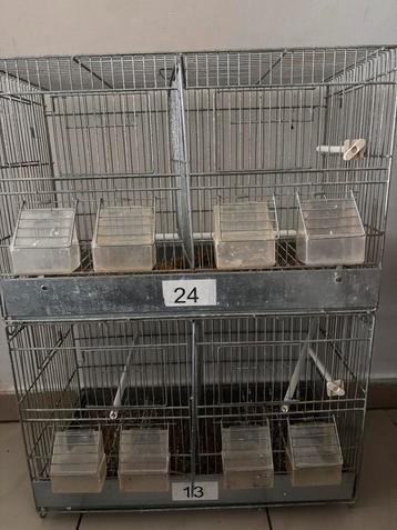 Metalen vogelkooi 2 stuks nog beschikbaar voor biedingen