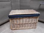 Rieten opbergmand, Huis en Inrichting, Woonaccessoires | Schalen en Manden, Ophalen, Zo goed als nieuw, Rechthoekig, Riet