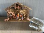 Vintage Kerststal + beeldjes, Ophalen of Verzenden, Zo goed als nieuw