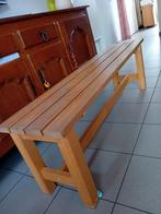 Banc en bois robuste., Enlèvement, Utilisé, Bois