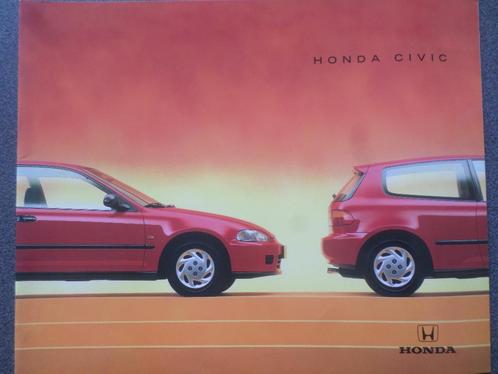 Brochure de la Honda Civic 1995, Livres, Autos | Brochures & Magazines, Honda, Enlèvement ou Envoi