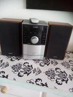 Radio cd speler met 2 boksen en afstandsbediening merk Sony, Ophalen, Zo goed als nieuw, Sony