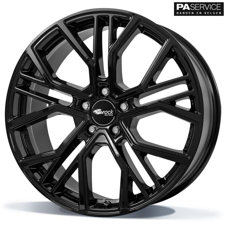 Nieuw 20 inch Gloss Black Brock Porsche Taycan Breedset, Auto-onderdelen, Banden en Velgen, Banden en Velgen, 20 inch, Nieuw, Ophalen of Verzenden