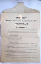 document Fotoprijskamp - Stad Diest, Verzamelen, Tijdschriften, Kranten en Knipsels, Ophalen of Verzenden, Knipsel(s)