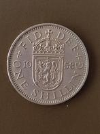 Ancienne pièce de monnaie 1958 Angleterre 1 Shilling, Enlèvement ou Envoi, Monnaie en vrac, Argent, Autres pays