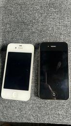 2x iPhone 4s - 8gb + 2 oplaadkabels, Télécoms, Téléphonie mobile | Apple iPhone, Comme neuf, IPhone 4S, Enlèvement