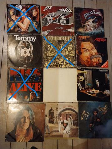 Diverse rock, soul, funk, pop, 33t en 45t vinylplaten