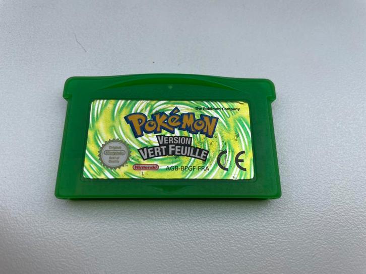 Pokemon Version Vert Feuille FRA 100% OFFICIEL, Games en Spelcomputers, Games | Nintendo Game Boy, Gebruikt, Role Playing Game (Rpg)