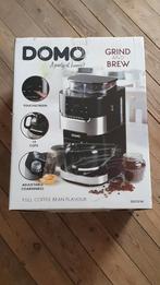DOMO Machine à café 'Grind and Brew' avec moulin - 1,5 L, Enlèvement, Comme neuf