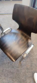 Lot de 4 chaises Pagholz années 60/70, Huis en Inrichting, Stoelen, Ophalen of Verzenden, Zo goed als nieuw, Twee