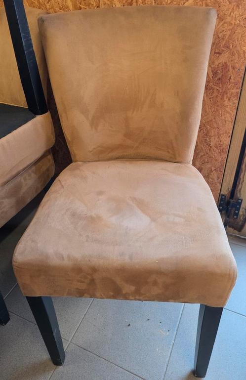 Stoelen in cognac kleur, Huis en Inrichting, Stoelen, Zo goed als nieuw, Ophalen