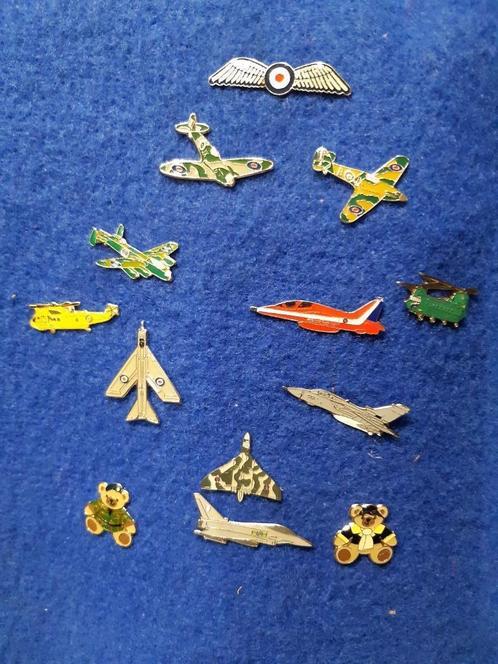 Luchtvaart verzamel pins van de Royal Air Force p/set of los, Verzamelen, Luchtvaart en Vliegtuigspotten, Zo goed als nieuw, Patch, Badge of Embleem