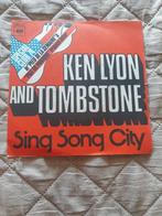 Single - Ken Lyon And Tombstone – Sing Song City - 1974, Cd's en Dvd's, Vinyl Singles, 7 inch, Single, Ophalen of Verzenden, Zo goed als nieuw