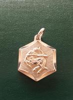 Boogschutter kettinghanger horoscoop - zilver (vintage), Gebruikt, Overige voorstellingen, Ophalen of Verzenden, Zilver