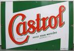 Castrol Motor oil - 1948 - emaille reclame, Ophalen of Verzenden, Gebruikt, Reclamebord