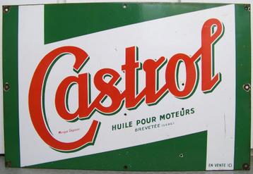 Castrol Motor oil - 1948 - emaille reclame beschikbaar voor biedingen