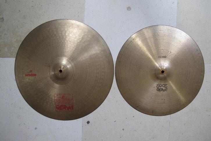 Cimbalen Sabian en Paiste, Muziek en Instrumenten, Drumstellen en Slagwerk, Gebruikt, Ophalen