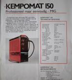 te koop Kempi lasautomaat, Comme neuf, Enlèvement, Tig, Moins de 150 ampères