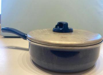 Hapjespan Tefal niet voor inductie, Enlèvement ou Envoi, Aluminium, Plaque céramique, Utilisé