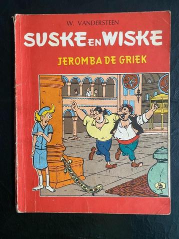Suske en Wiske 63 : Jeromba de Griek (1e DRUK - 1966) beschikbaar voor biedingen