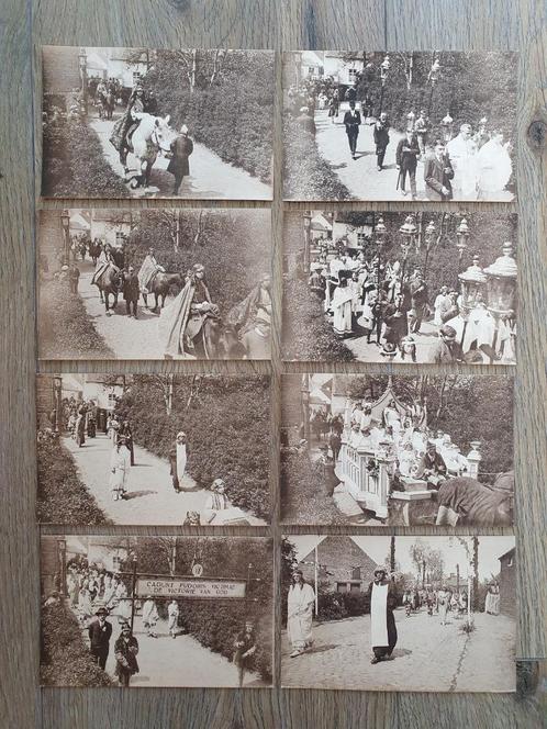 Lot van 8 postkaarten van Geel Gheel Praalstoet Dimphna, Verzamelen, Postkaarten | België, Ongelopen, Antwerpen, 1920 tot 1940